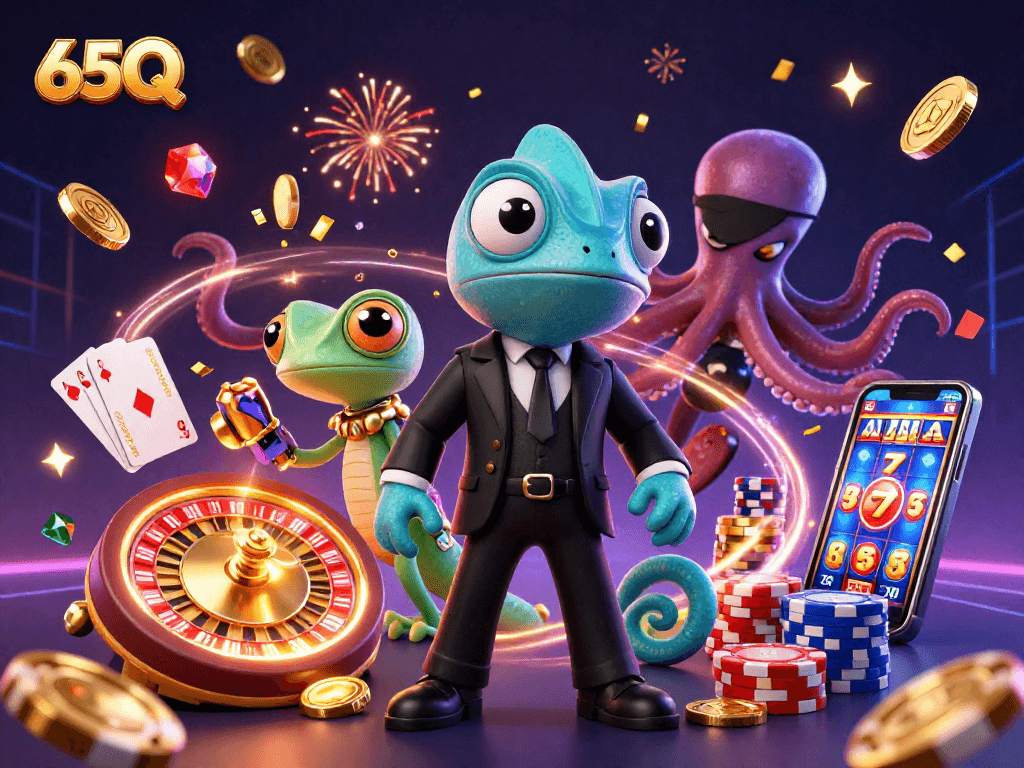 Vivencie emoção e ganhe no cassino 65Q com agentes divertidos e jogos de roleta!