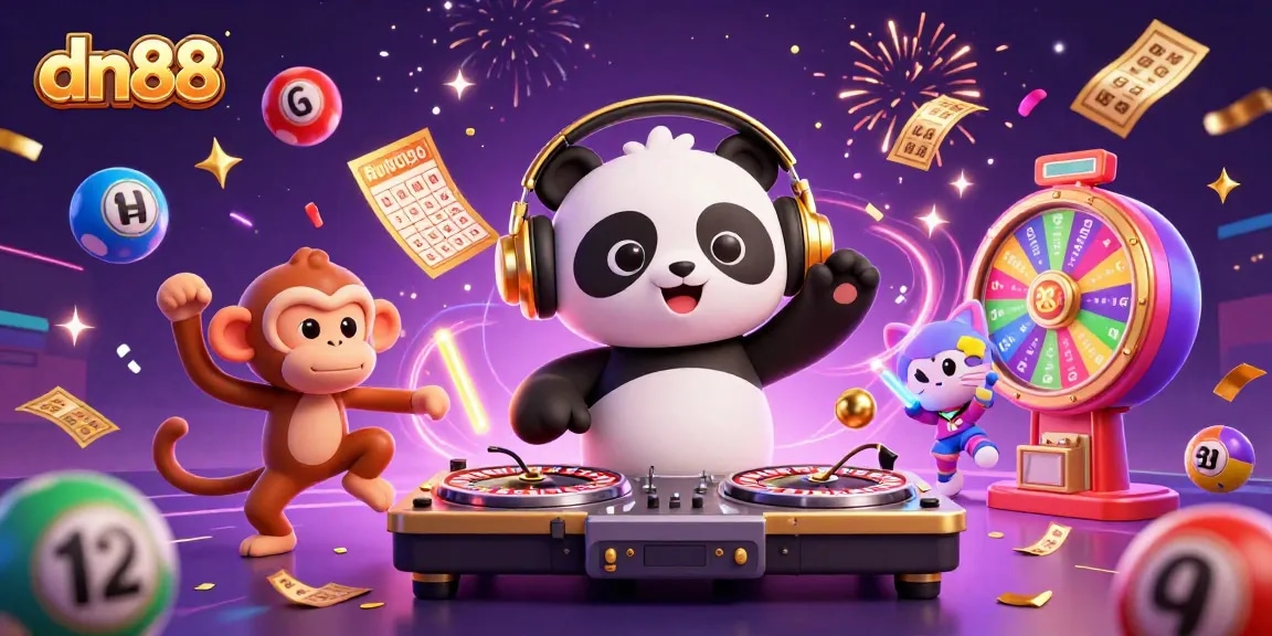 Experience the excitement of dn88 with vibrant casino characters and dynamic game elements.