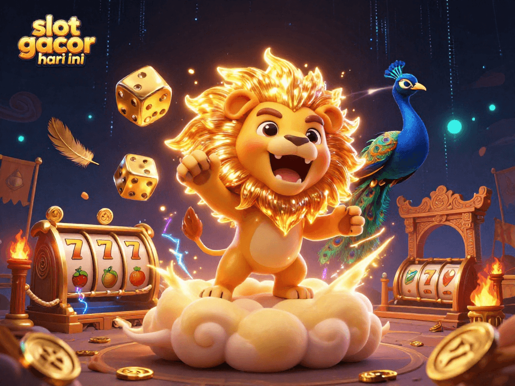 Slot gacor hari ini menggoda pemain dengan simbol keberuntungan yang menari di atas gulungan emas.