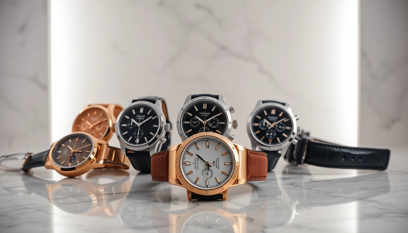 Showcasing exquisite replica watches with elegant designs and intricate details.