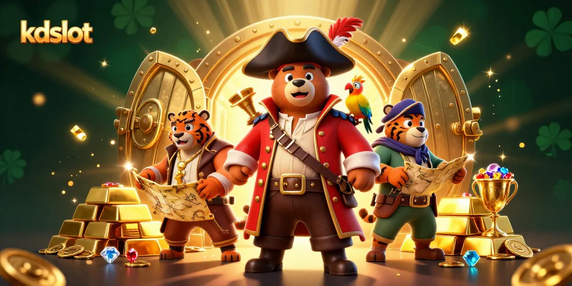 Engage with kdslot and discover thrilling treasures in this vibrant casino adventure scene.