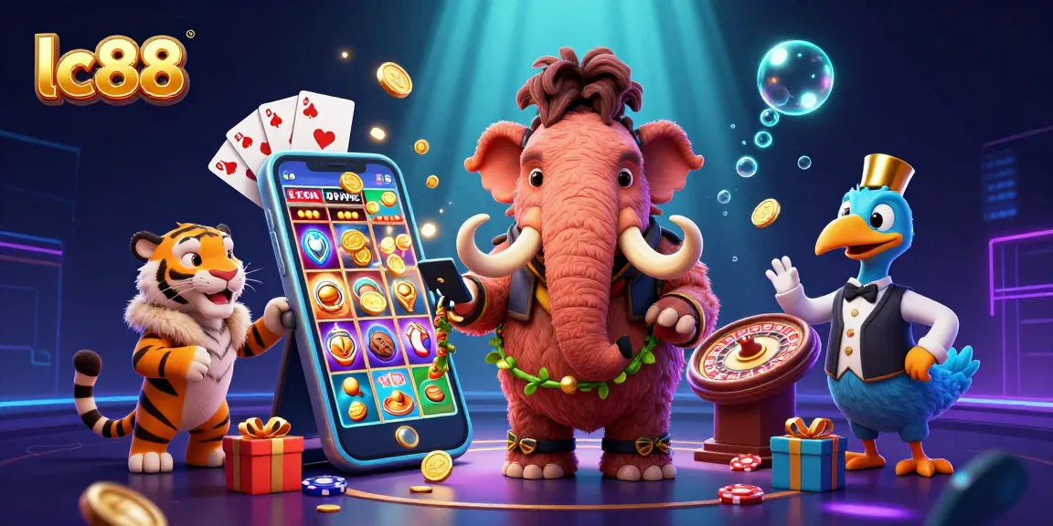 Experience the excitement of lc88 casino with vibrant characters and interactive gaming elements.