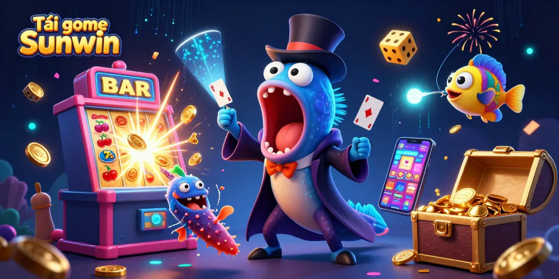 Experience Tải game Sunwin with thrilling casino vibes in a vibrant underwater scene.