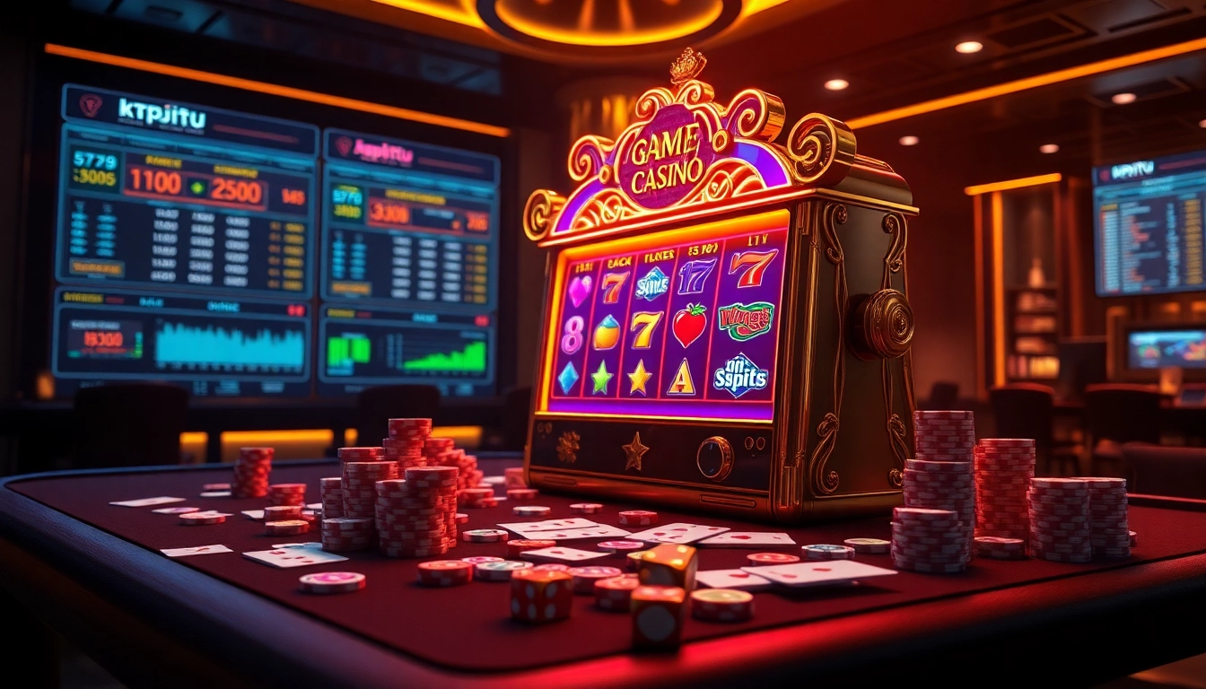 Experience the thrill of gaming with ktpjitu's vibrant online casino atmosphere and high-stakes slot machines.