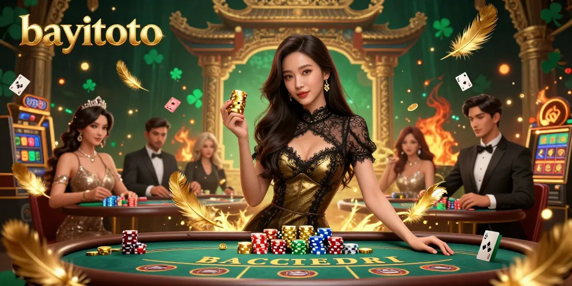 Engage with bayitoto's thrilling baccarat gameplay showcasing high-stakes casino action.
