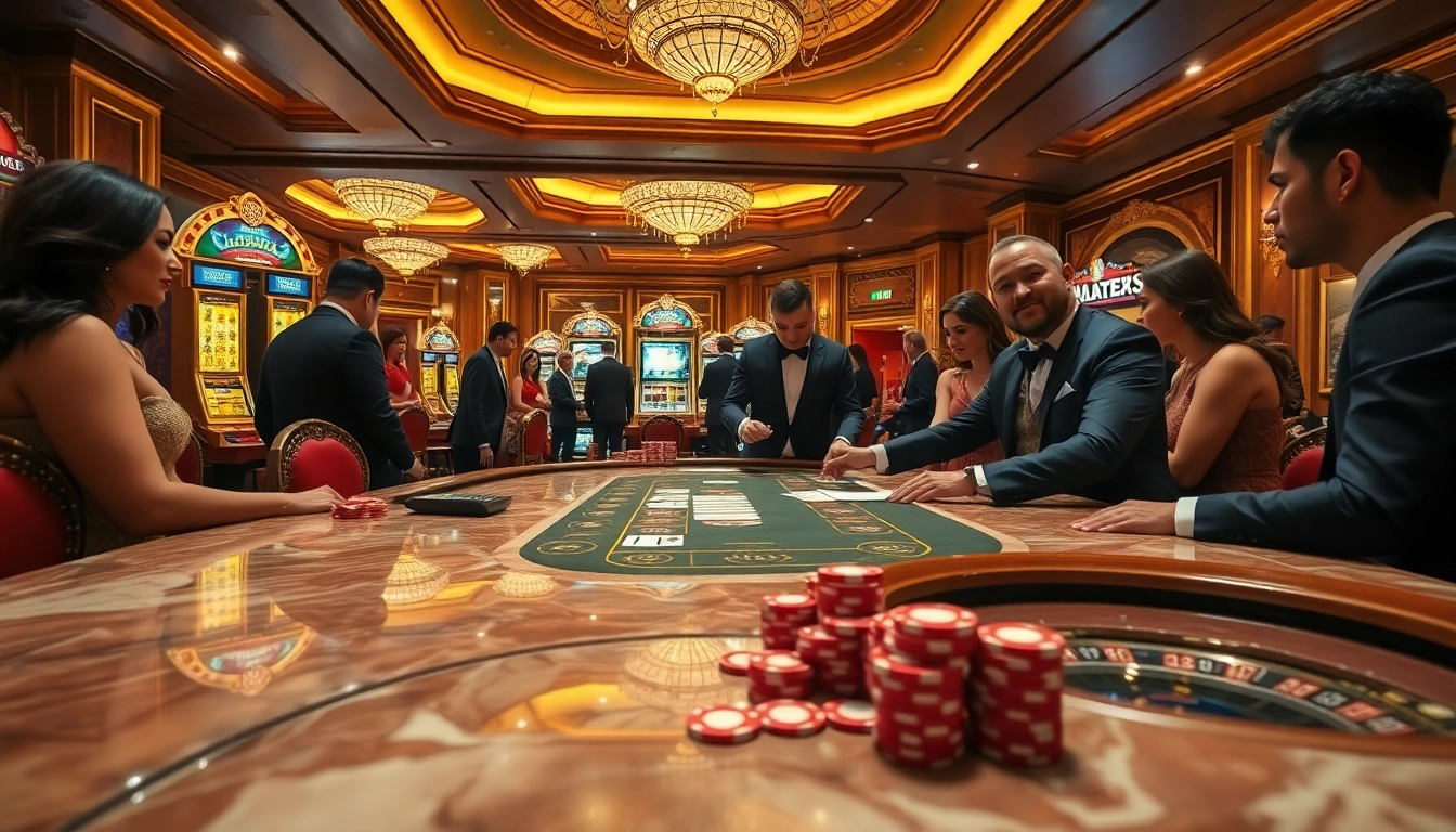 Experience the thrill of gambling at KK55.com with elegant casino tables and vibrant poker chips.