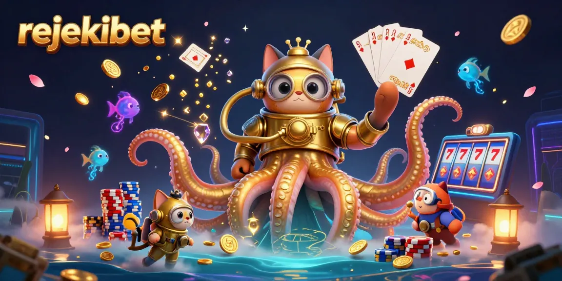 Experience exciting gameplay with rejekibet through a dynamic scene full of treasures and animated characters.