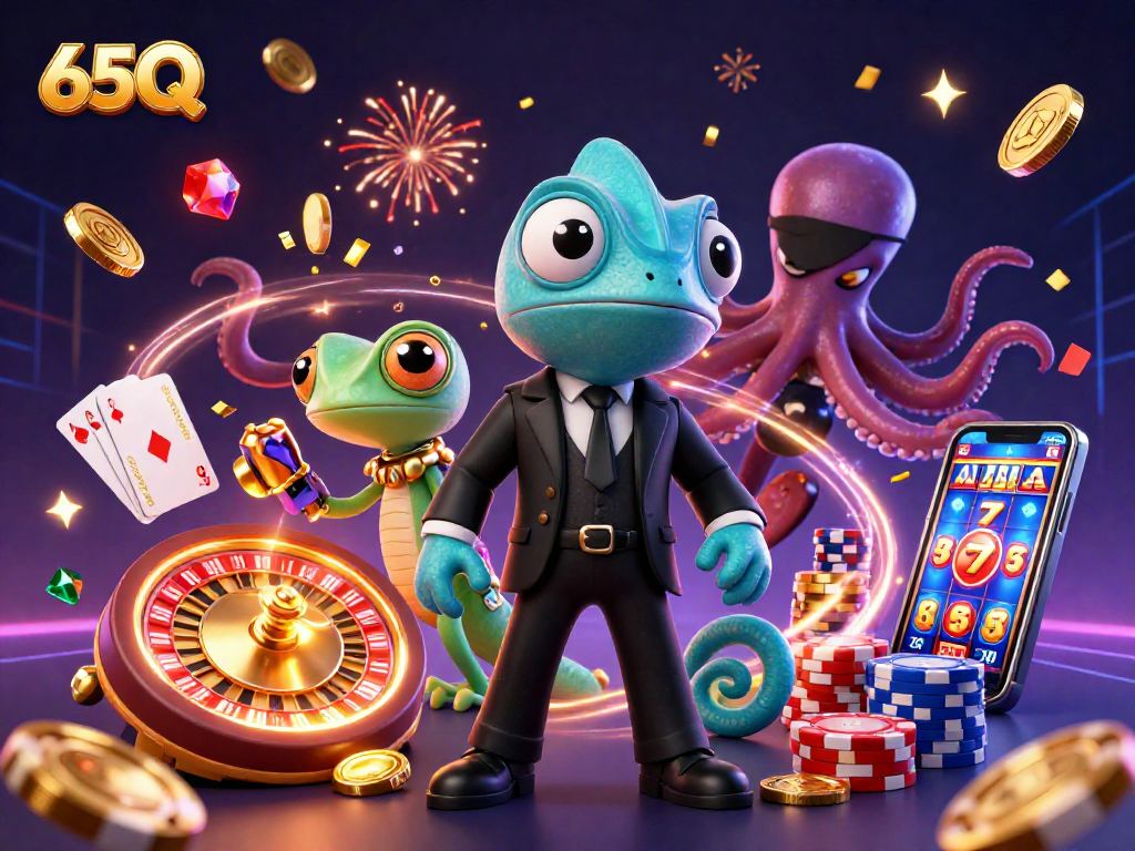 Vivencie emoção e ganhe no cassino 65Q com agentes divertidos e jogos de roleta!