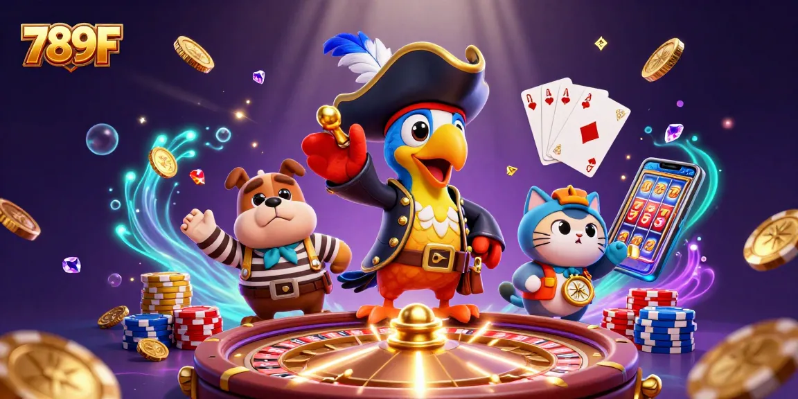 Experience thrilling gaming adventures with 789F, surrounded by pirates and riches!