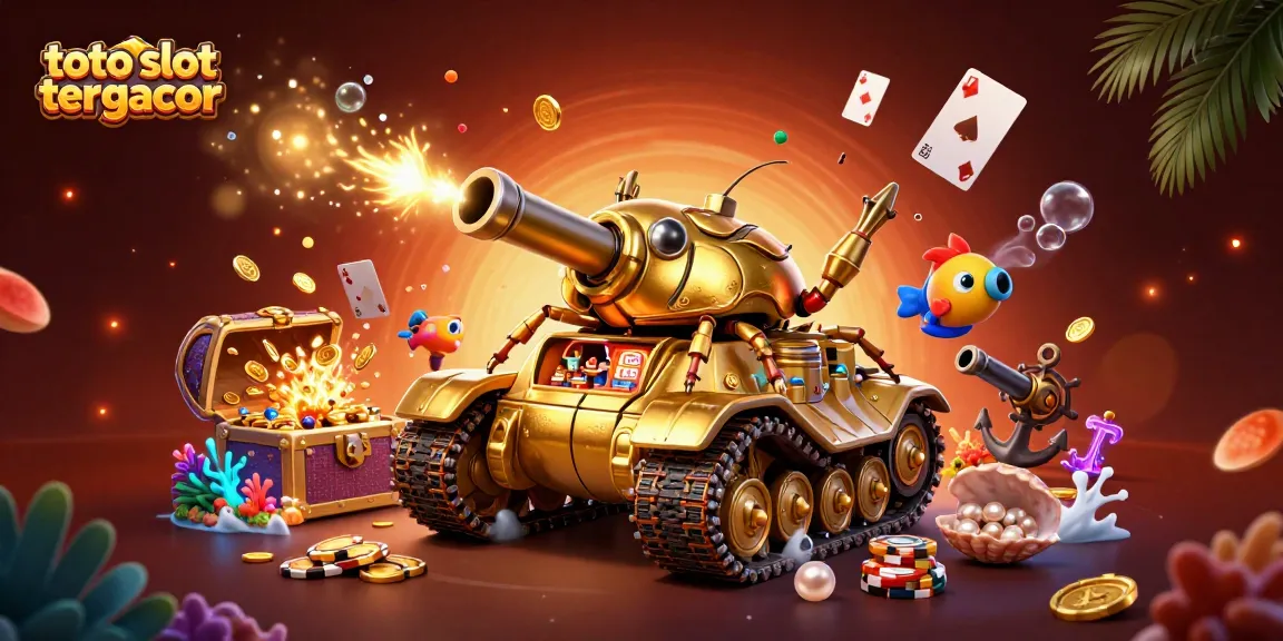 Win big at toto slot tergacor with this vibrant immersive casino scene, featuring dynamic gameplay.