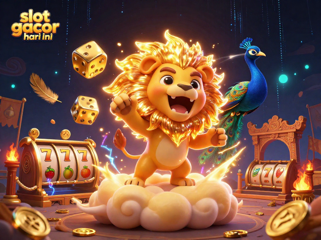 Slot gacor hari ini menggoda pemain dengan simbol keberuntungan yang menari di atas gulungan emas.
