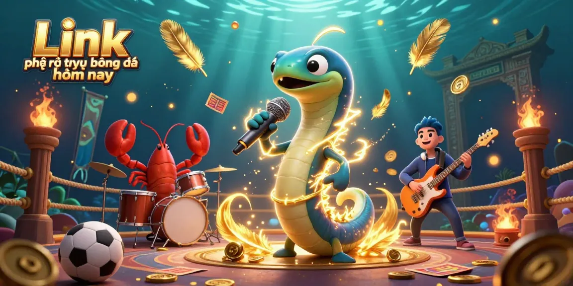Experience thrilling action with Link phát trực tiếp bóng đá hôm nay in a vibrant undersea casino scene showcasing dynamic characters.