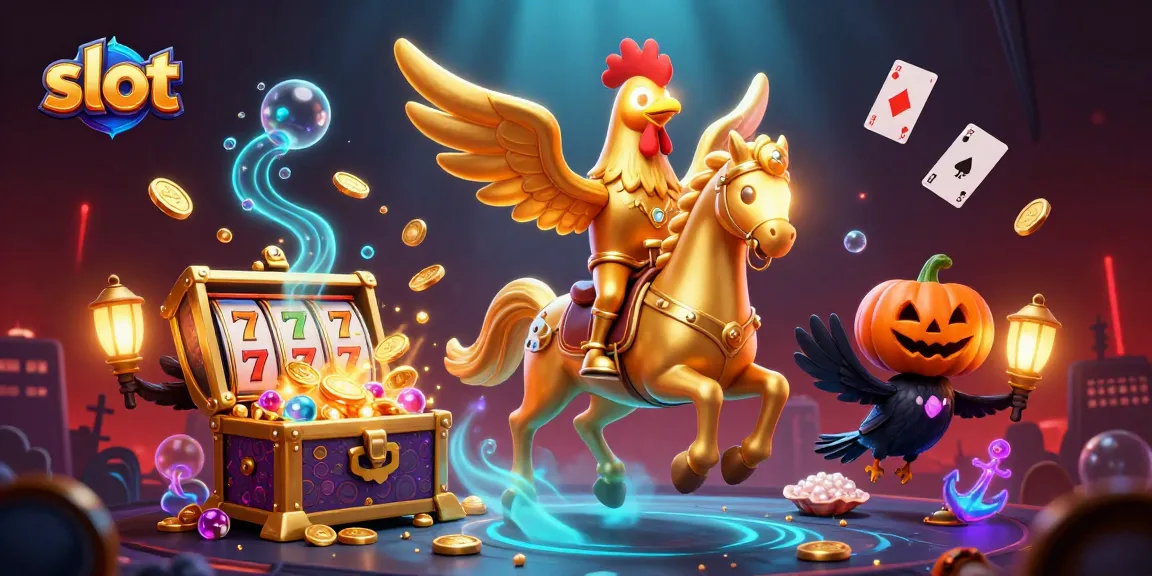 Bermain slot secara seru dengan karakter ayam emas dan teman-teman burung gagak, dikelilingi oleh unsur kasino!