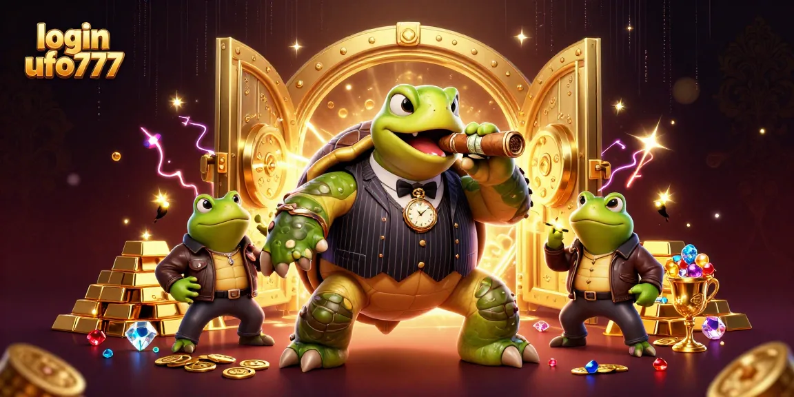 Experience the excitement of login ufo777 with this captivating casino-themed illustration.