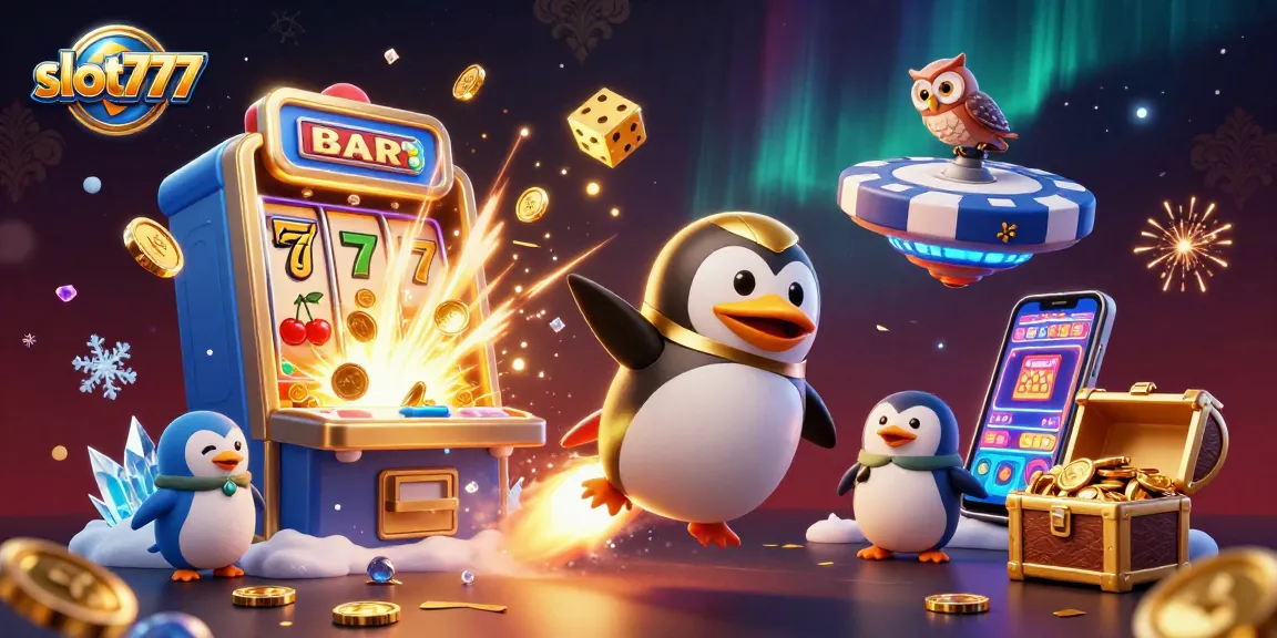 Experience thrilling gameplay with slot777 through a vivid scene featuring dynamic casino elements.
