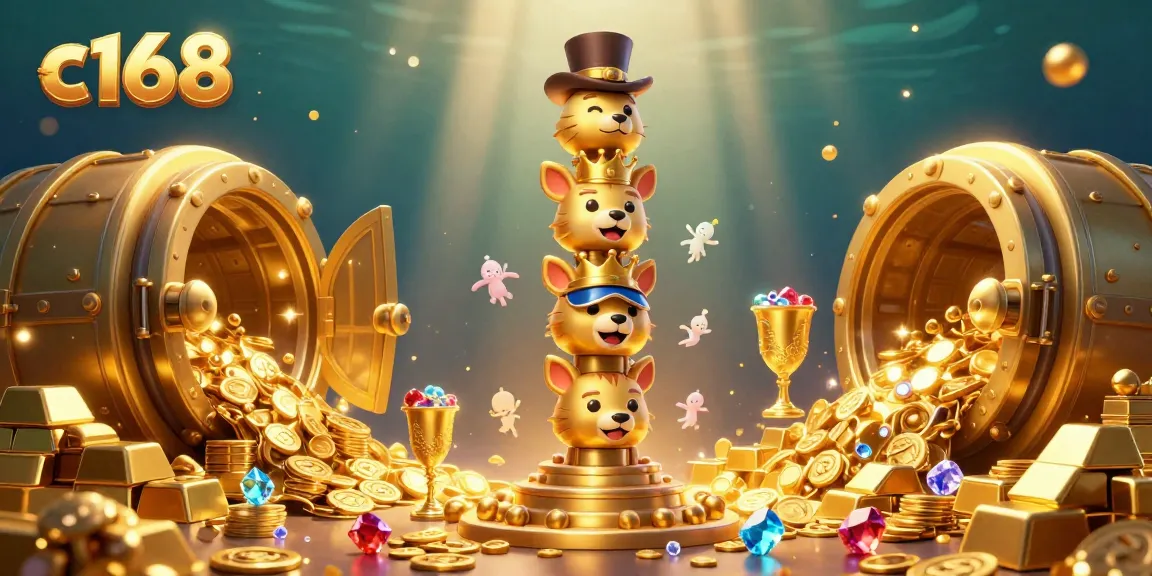 Engage in thrilling gaming adventures at c168 with vibrant digital illustration showcasing colorful casino elements.