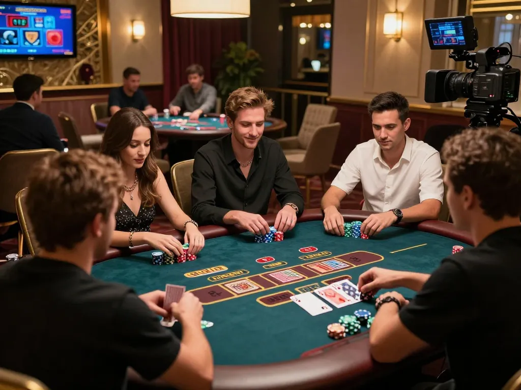 Players enjoying online casino games at OK365, showcasing excitement and strategy.