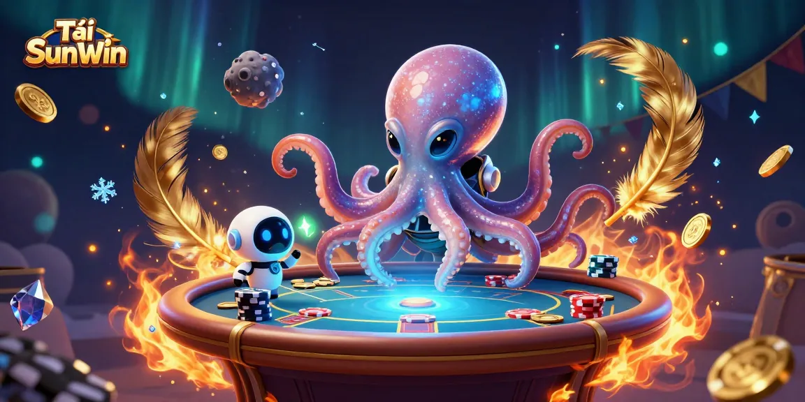 Experience the thrill of Tải SunWin at a vibrant alien poker game with dazzling effects