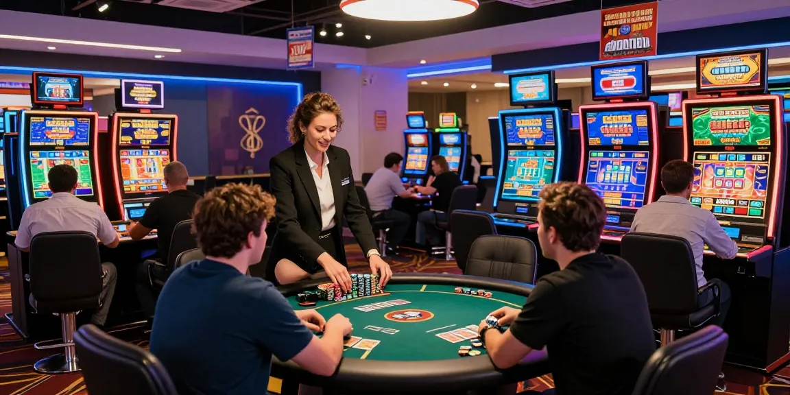Engaged players at online casinos that accept credit cards, enjoying vibrant gaming experiences and promotions.