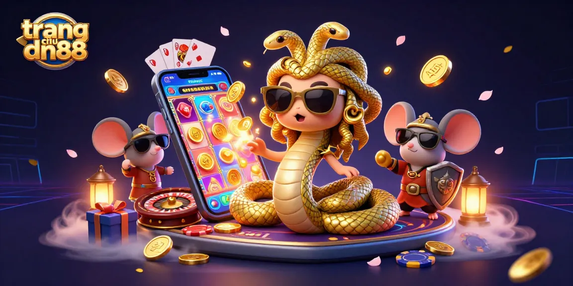 Experience the excitement of trang chu dn88 with vibrant casino graphics featuring Medusa and thrilling game elements.
