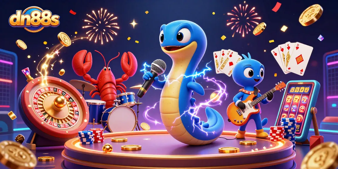 Experience thrilling gameplay at dn88s with an underwater casino scene alive with vibrant characters and dynamic elements.