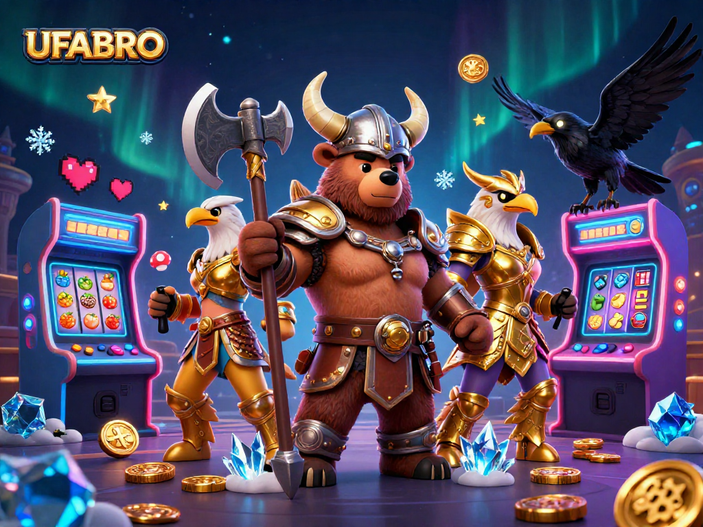 Win big at UFABRO with vibrant 3D gaming characters and dynamic slot elements