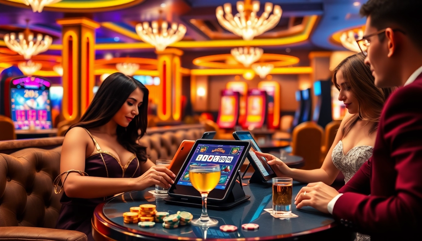 Menangkan hadiah dalam permainan luxury777 game dengan suasana kasino mewah dan pemain yang bersemangat.