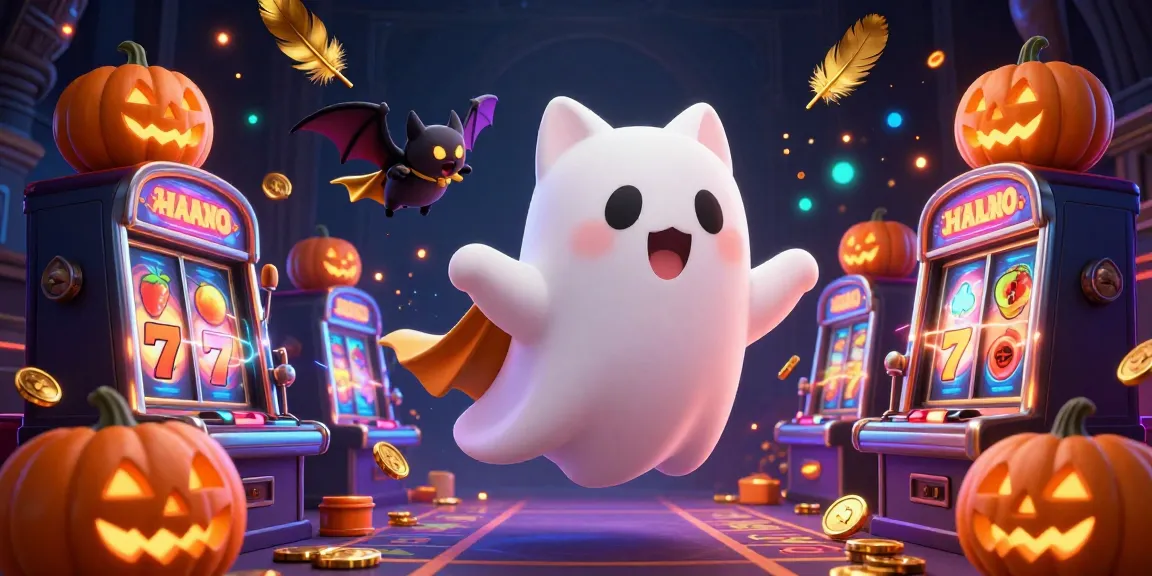 Permainan seru di situs gwp168 dengan karakter lucu dan simbol mesin slot berkilau.
