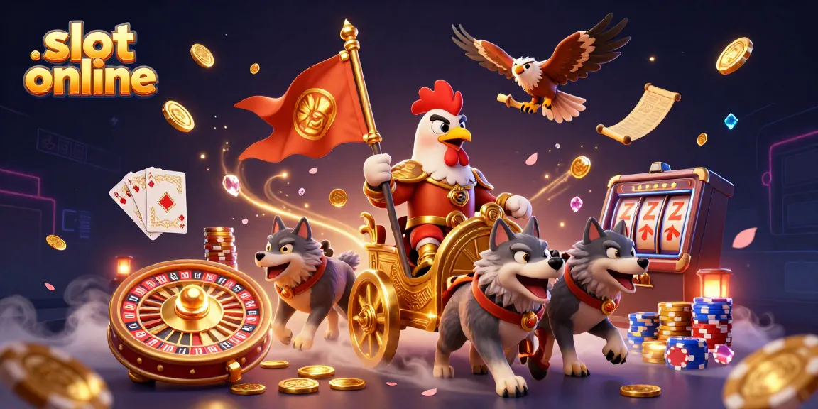 Spin the reels with engaging slot online gameplay featuring a dynamic casino scene.