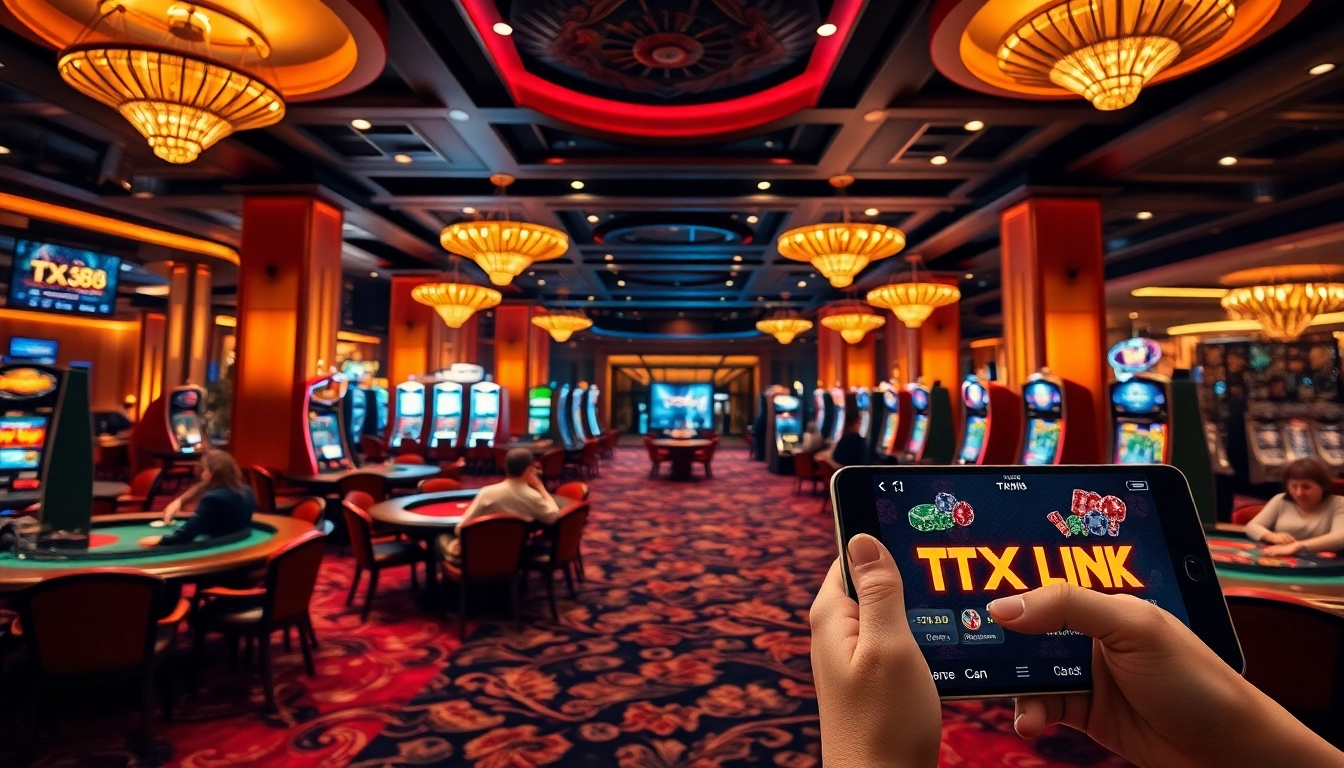 Experience the thrill of gambling at https://tx88.link/ featuring vibrant tables and excited players.