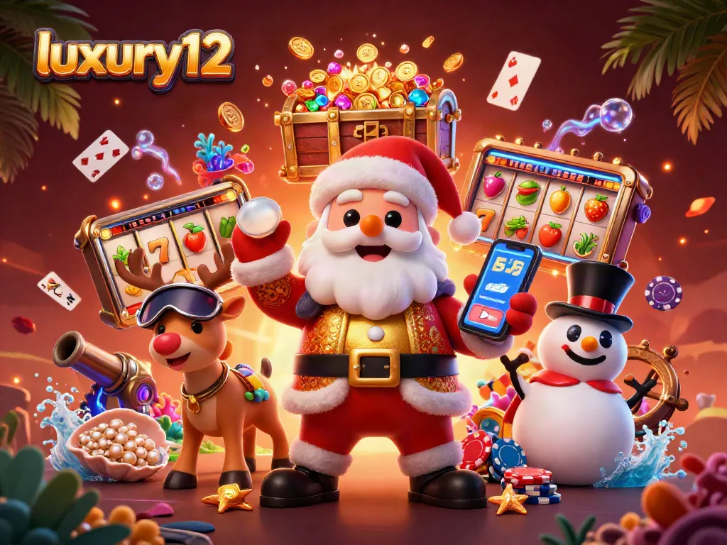 Membuat kemenangan besar dengan luxury12, sambil bermain slot dan jackpot dalam suasana kasino yang meriah.