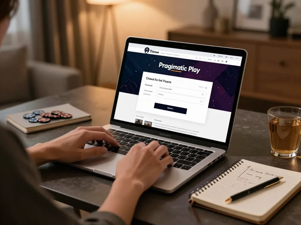 Log in to Pragmatic Play for exciting online gaming experiences in a cozy home setting.