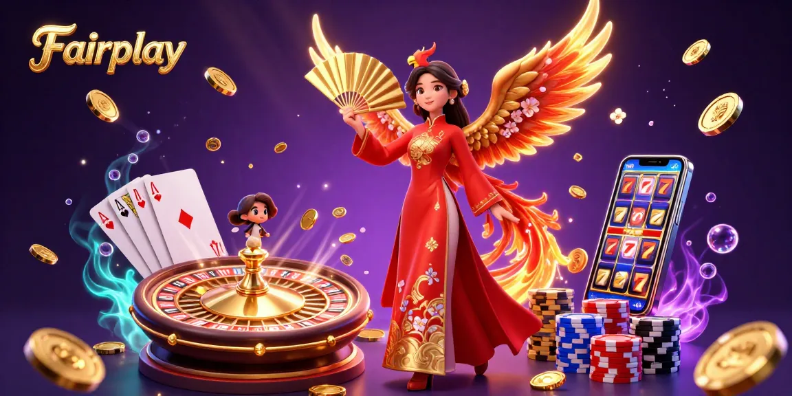 Experience Fairplay with an enchanting casino scene featuring a beautiful woman in traditional attire.