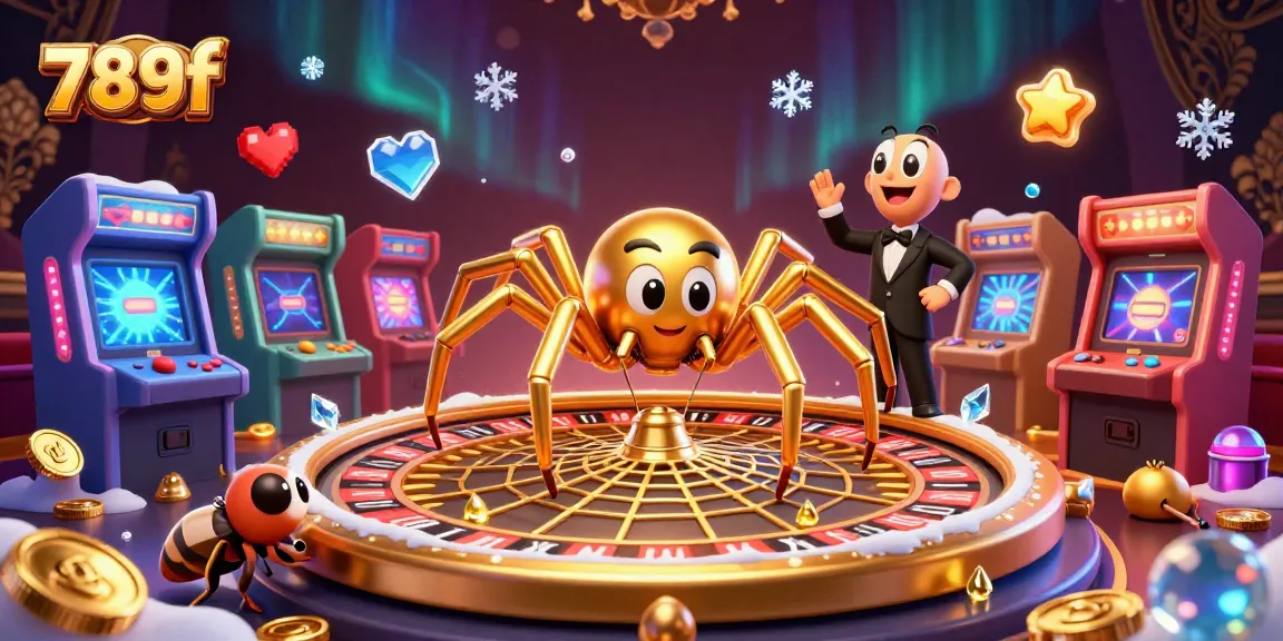 Engage in thrilling gameplay at 789f, featuring a vibrant casino scene with unique characters.