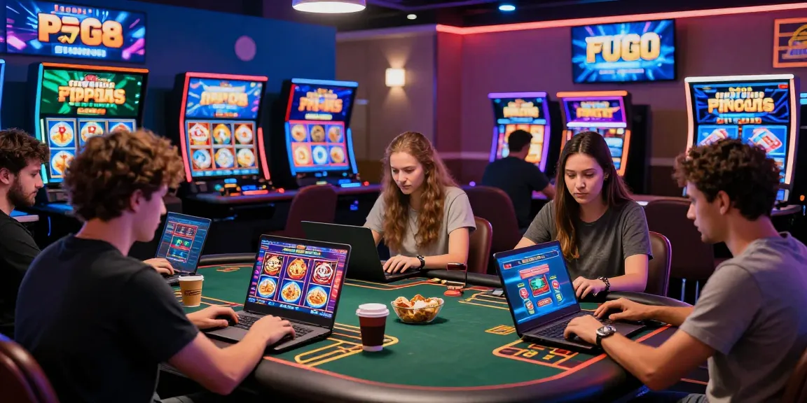 Players enjoying engaging games at credit card casinos, showcasing modern gaming features and vibrant casino atmosphere.