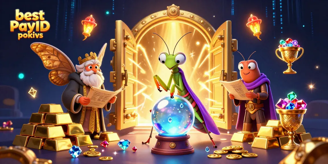 Experience the excitement with the best PayID pokies australia in a vibrant casino illustration.