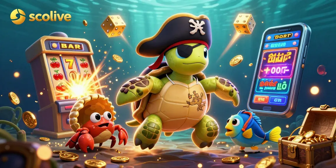Socolive engages users with interactive casino elements and lively characters above treasure.