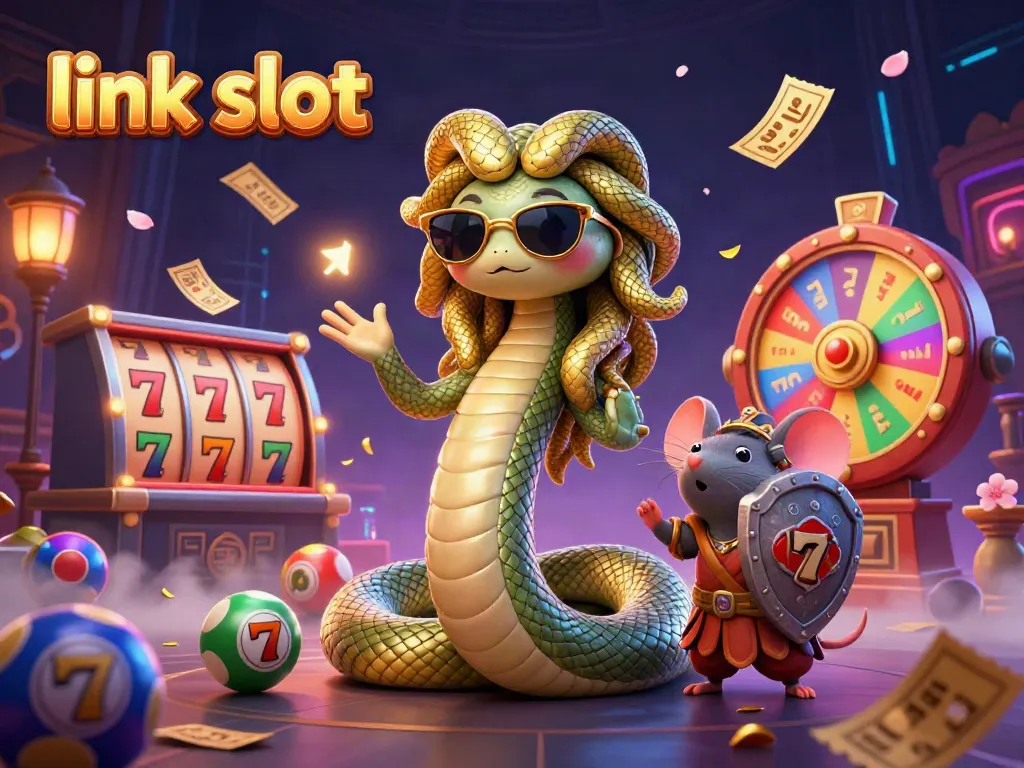 Menangkan kesenangan dalam permainan link slot di kasino dengan Medusa dan pahlawan.