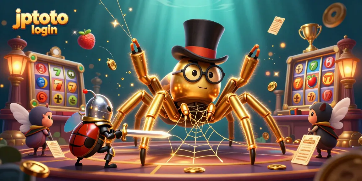 Engage with thrilling jptoto login casino adventures featuring a golden tarantula and beetle knight.