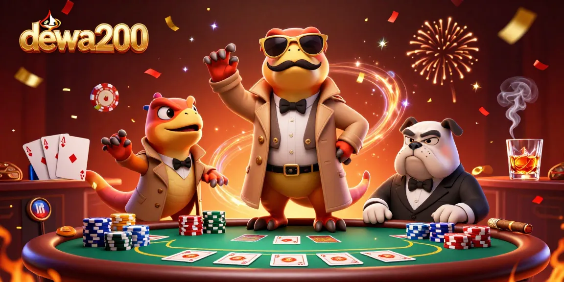 Geng raptor lucu mengelabui bouncer di dewa200 untuk bermain poker di kasino.