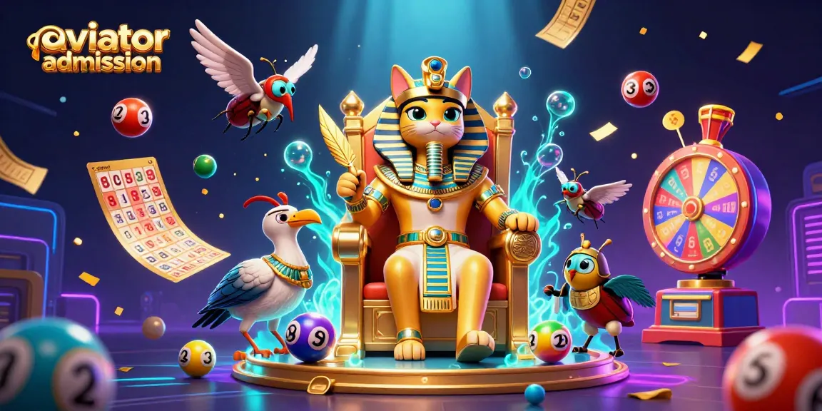Experience aviator admission in a vibrant 3D casino scene with colorful game elements and animated characters.