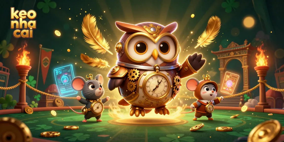 Bet on keo nha cai and experience thrilling casino adventures with engaging characters in a vibrant 3D illustration.