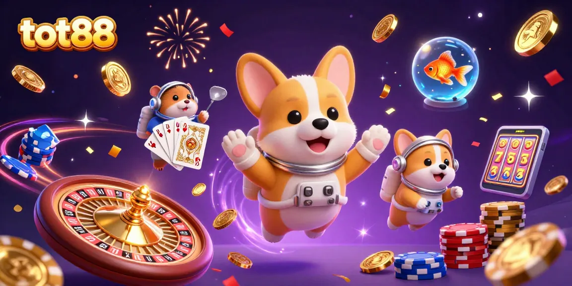 Experience thrilling gaming at tot88 with vibrant casino action and colorful characters!