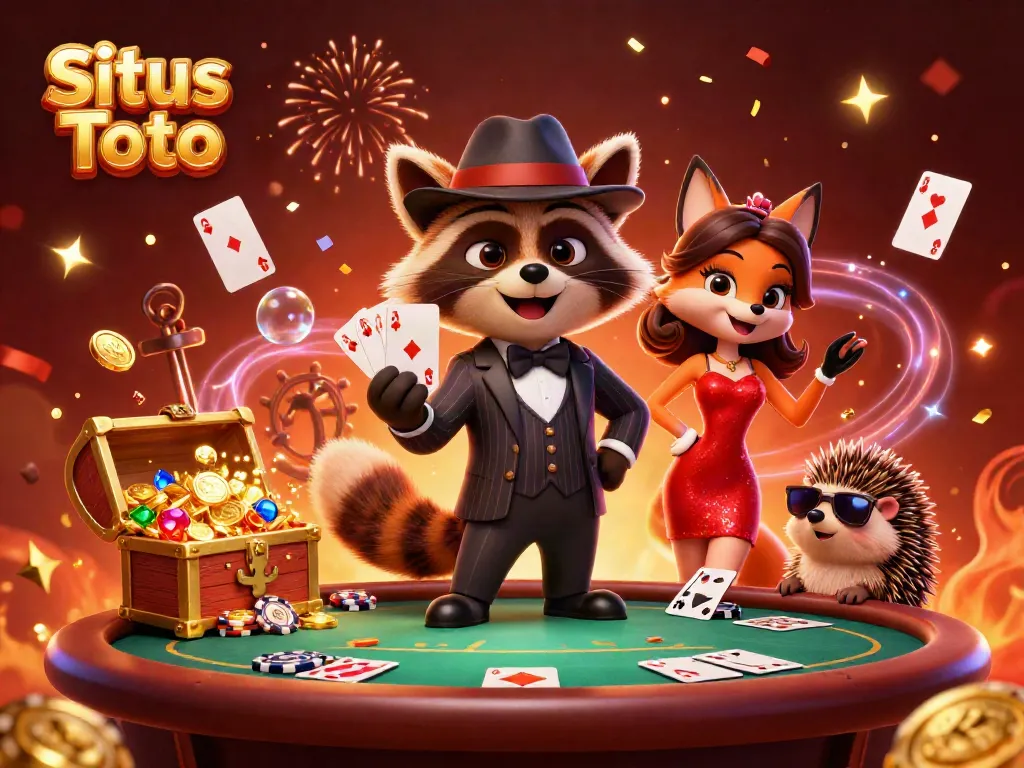 Situs Toto memberikan pengalaman tak terlupakan dalam permainan dengan kartu dan chip yang dinamis.