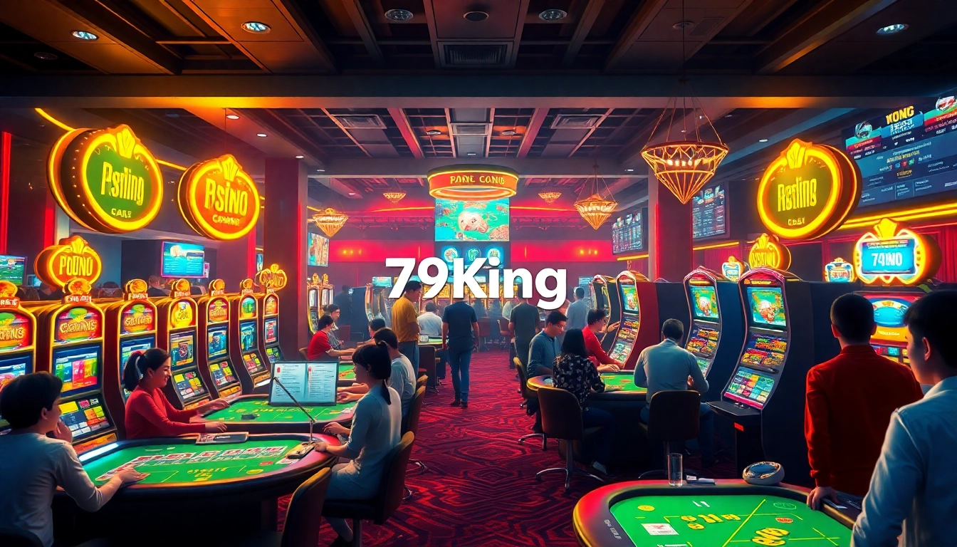 79King online betting and gaming platform showcasing vibrant casino atmosphere