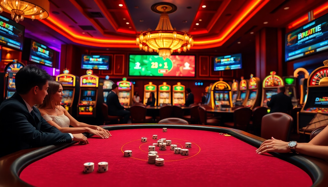 Explore thrilling gambling experiences on 링크모음 at a luxurious casino table.
