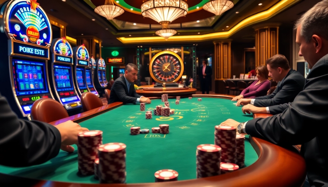 Engaged players at a high-stakes poker table symbolize the excitement of gambling at https://jboqz.com.