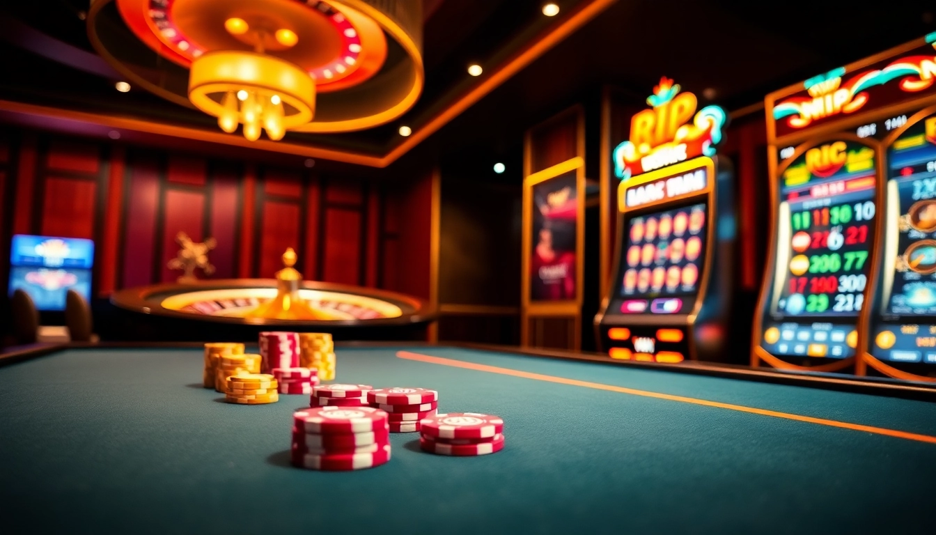 Engaging with the online gambling platform rik vip through vibrant casino games and thrilling experiences.