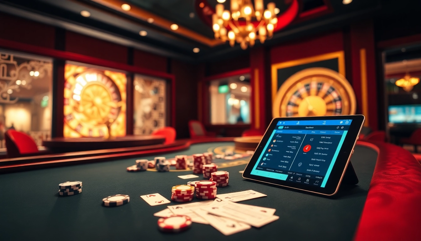 Experience excitement at https://xx88.nl/ with a luxurious casino table featuring poker chips and cards.