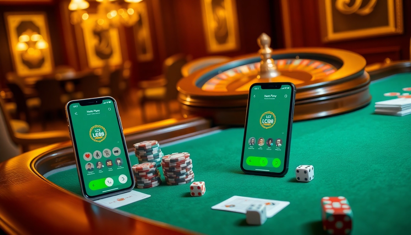 Experience the thrill of winning with app lc88 in this vibrant casino setting.